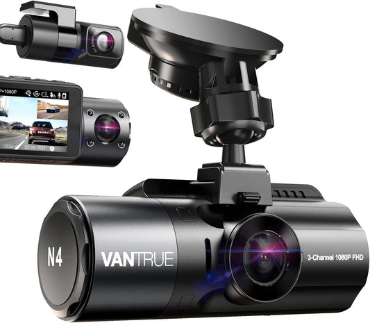 Vantrue N5 4 canales WiFi 360° todos los lados Dash Cam, STARVIS 2, visión nocturna IR