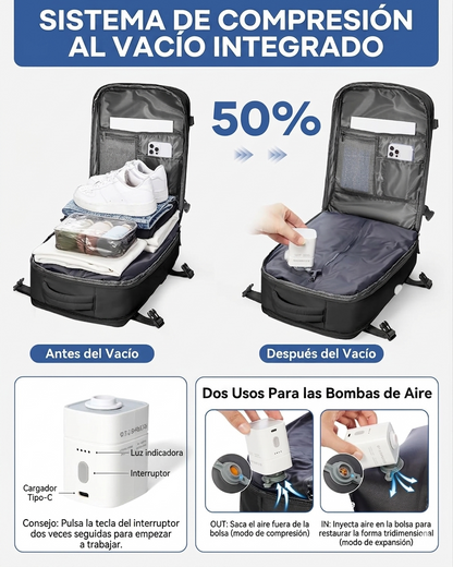 Mochila de viaje Amazon con bomba de vacío - Envío Gratis
