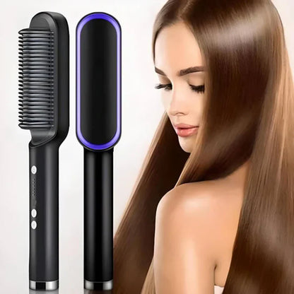Cepillo Alisador | SoftHair™ 🔥Anti quemaduras 5 Niveles 45w🔥- Envío Gratis
