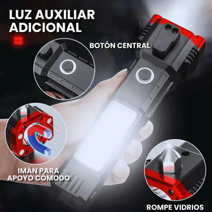 LINTERNA MULTIFUNCIONAL LUMINEX PRO - Ultra Potente - Envío Gratis