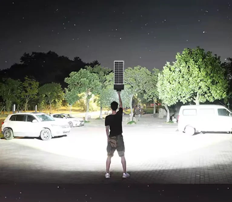 LUZ SOLAR ULTRA POTENTE 7700LM PARA EXTERIORES - Envío Gratis